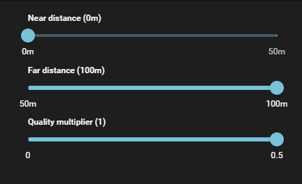 The Settings buttons