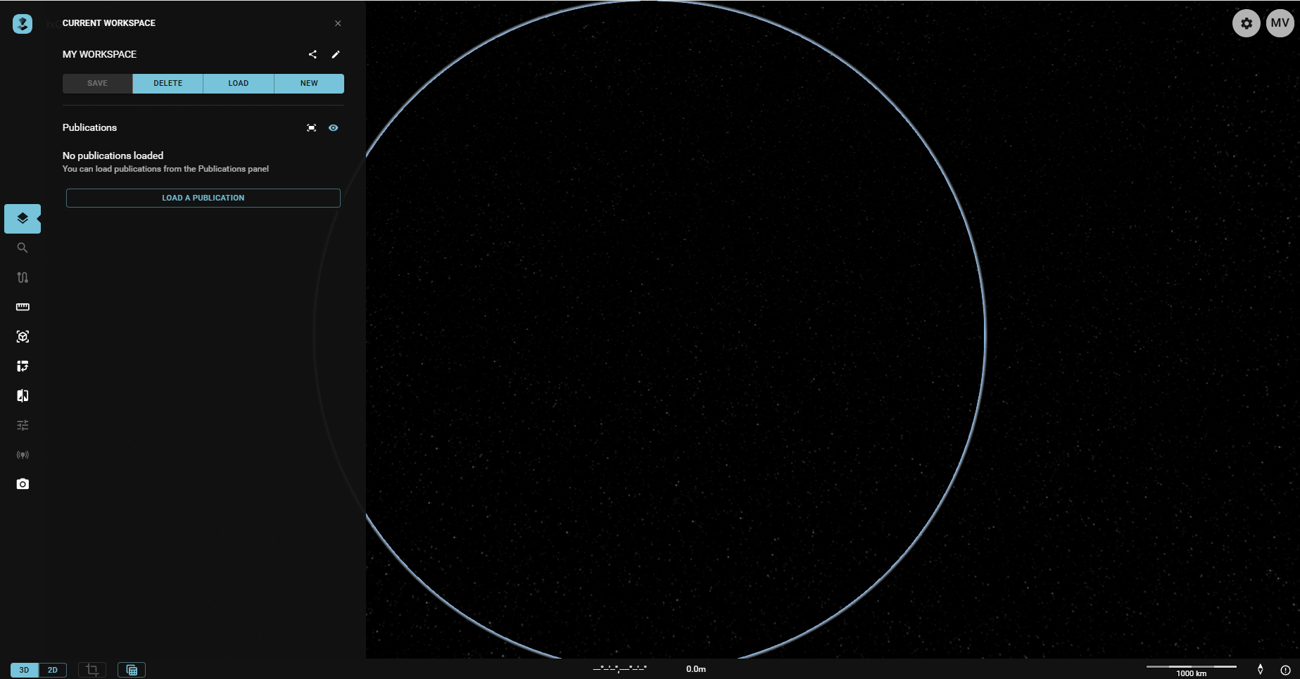 Workspaces Menu in HxGN Smart Sites