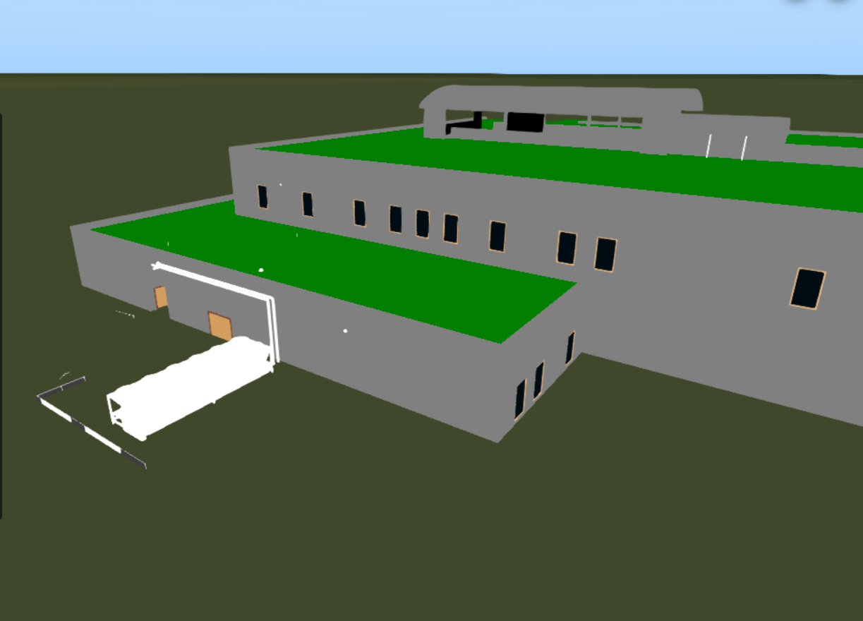 A 3D dataset without contour highlighting