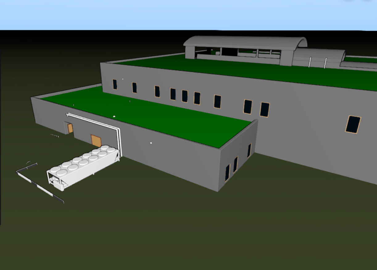 A 3D dataset with contour highlighting enabled